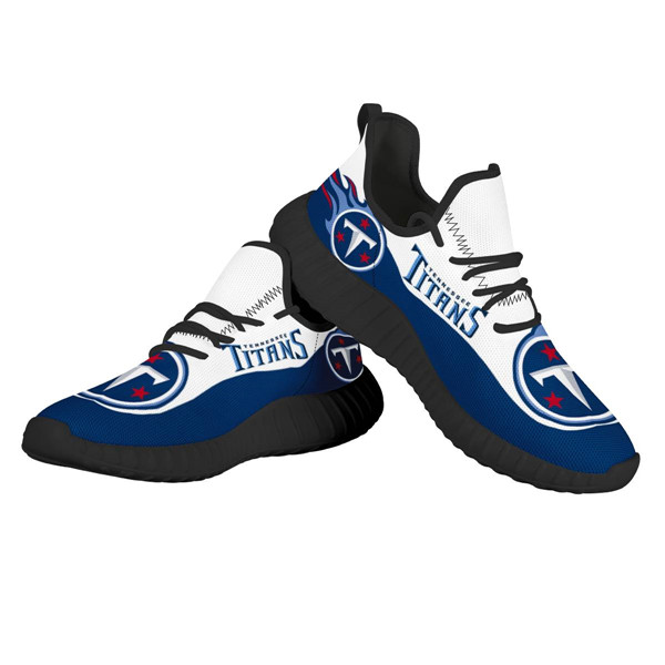 Women's Tennessee Titans Mesh Knit Sneakers/Shoes 006